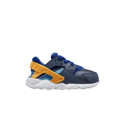 Pre-owned Nike Huarache Run Td 'diffused Blue Laser Orange' | Infant Size 7