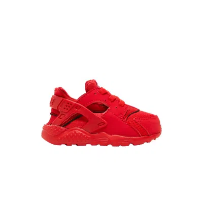 Pre-owned Nike Huarache Run Td 'triple Red' | Infant Size 3.5