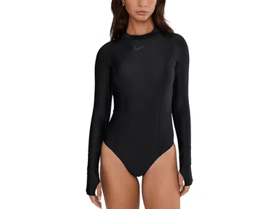 Nike Hydralock Fusion Long Sleeve One Piece In Black