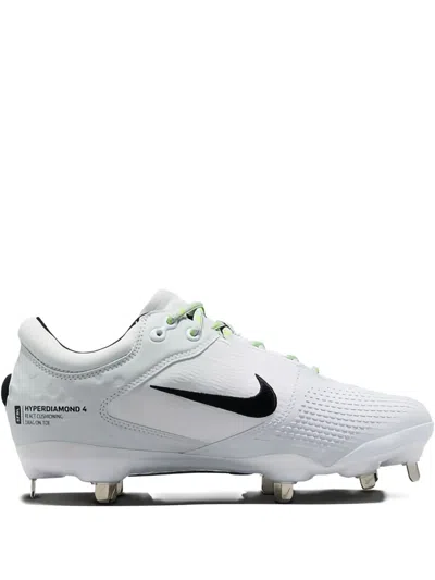 Nike Hyperdiamond 4 Elite "white/black/photon Dust/volt" Softball Cleats