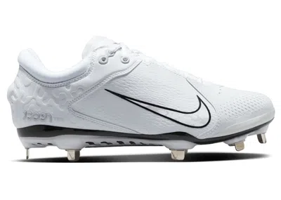 Pre-owned Nike Hyperdiamond 4 Elite (women's) Sneakers In White/pure Platinum/black