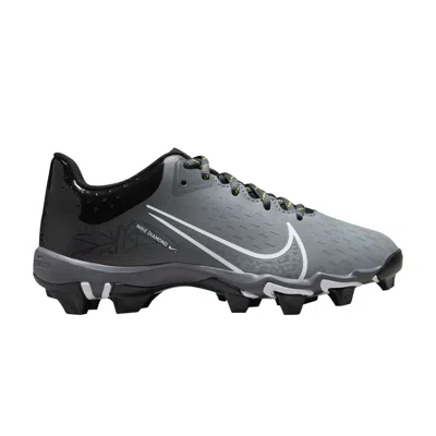 Pre-owned Nike Hyperdiamond 4 Keystone Gg Gs 'cool Grey Black' | Kid's Size 4.5 In Gray