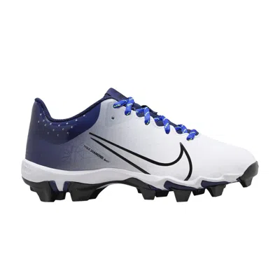 Pre-owned Nike Hyperdiamond 4 Keystone Gg Gs 'white Midnight Navy' | Blue | Kid's Size 1.5