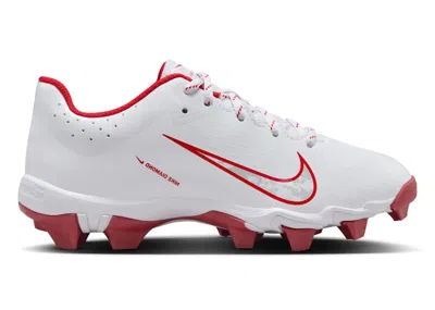 Pre-owned Nike Hyperdiamond 4 Keystone Sneakers In White/pure Platinum/university Red In Multi