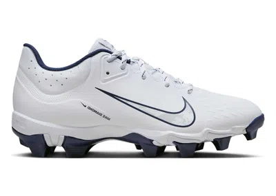 Pre-owned Nike Hyperdiamond 4 Keystone (women's) Sneakers In White/pure Platinum/midnight Navy Blue