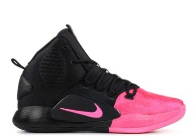 Pre-owned Nike Hyperdunk X Kay Wow Breast Cancer Awareness Sz 10 At3663-001 In Black