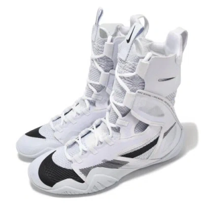 Pre-owned Nike Hyperko 2 White Black Grey Men Professional Boxing Shoes Boots Ci2953-100