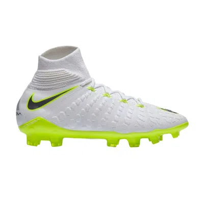 Pre-owned Nike Hypervenom Phantom 3 Elite Df Fg Gs 'white Volt' | Kid's Size 4