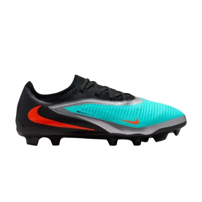 Pre-owned Nike Hypervenom Phantom 6 Pro Le Mg Ps 'chrome Black' | Teal | Kid's Size 5.5