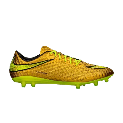 Pre-owned Nike Hypervenom Phantom Premium Fg 'metallic Gold Coin Volt'
