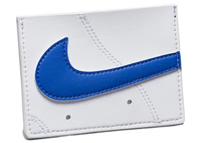 Pre-owned Nike Icon Air Force 1 Card Wallet In Blue