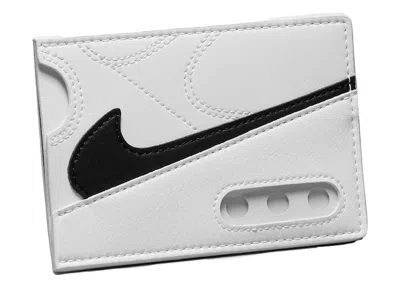 Pre-owned Nike Icon Air Max 90 Card Wallet In White
