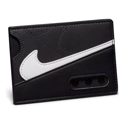 NIKE NIKE ICON AIR MAX 90 CARD WALLET 'SMOKE GREY BLACK'