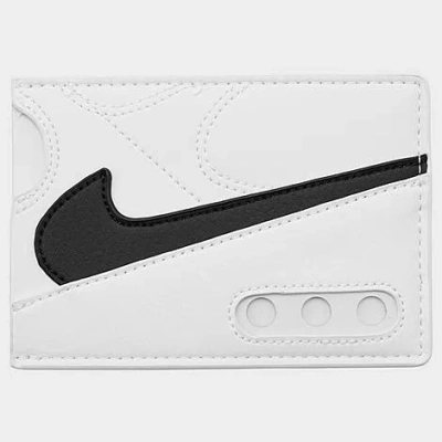 Nike Icon Air Max 90 Card Wallet In White/white/black