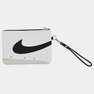 Nike Icon Blazer Large Wristlet In White/white/black