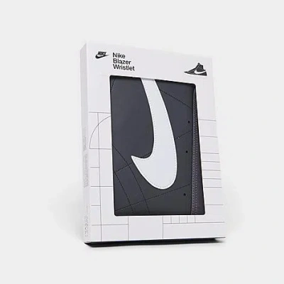 Nike Icon Blazer Wristlet In Black/black/white
