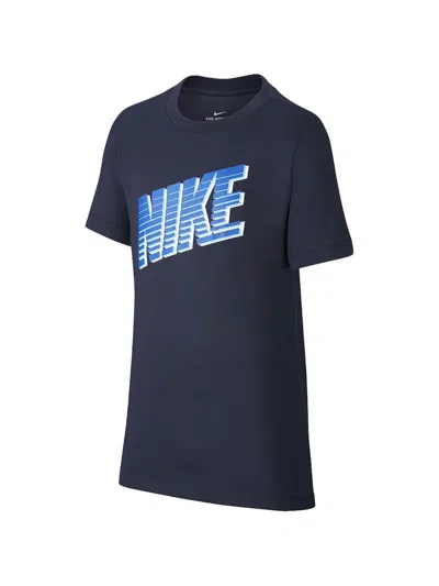 Nike Kids' Icon Block T-shirt In Blue