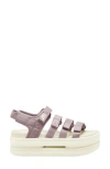 Nike Icon Classic Platform Sandal In Platinum Violet/sail-sail