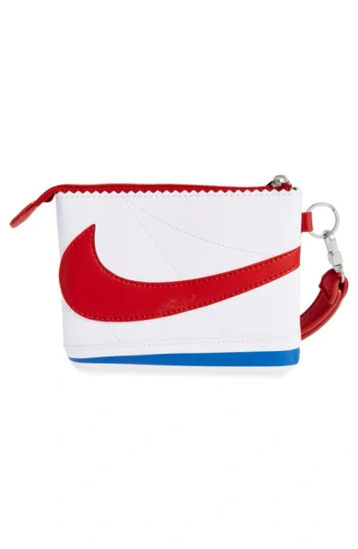 Nike Icon Cortez Wristlet In White