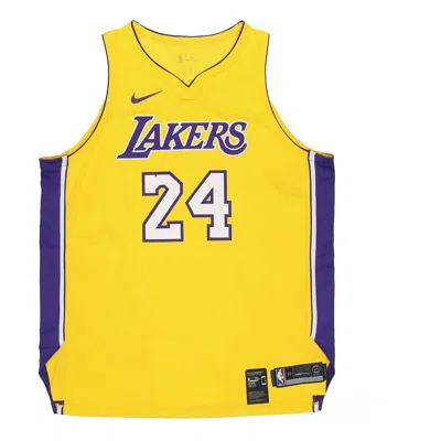 Nike Icon Edition Authentic Nba Jersey Sports Basketball Jersey/vest Au Player Edition Lakers Kobe 2 In Yellow