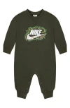 Nike Icon Graphic Romper In Cargo Khaki