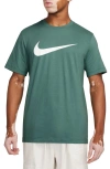 NIKE ICON SWOOSH COTTON GRAPHIC T-SHIRT