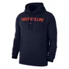 Nike Illinois Club Fleece  Men's College Pullover Hoodie In Blue