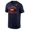 Nike Illinois  Men's College T-shirt In Blue