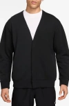 Nike Impossiblysoft Dri-fit Cardigan In Black