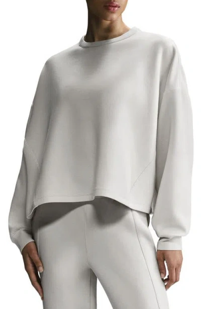 Nike Impossiblysoft Dri-fit Oversize Sweatshirt In Gray