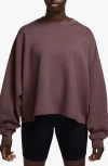 Nike Impossiblysoft Dri-fit Oversize Sweatshirt In Purple