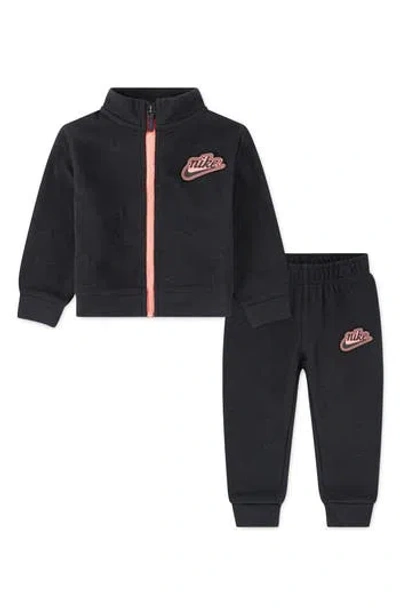 Nike Babies'  Impressions Track Jacket & Joggers Set In Black