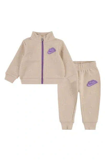 Nike Impressions Track Jacket & Joggers Set In Sanddrift