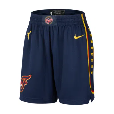Nike Indiana Fever 2025 Explorer Edition  Women's Dri-fit Wnba Victory Shorts In Navy