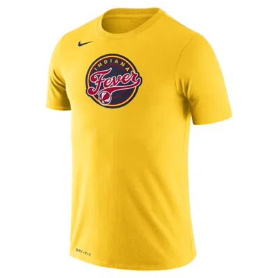 Nike Indiana Fever Logo  Men's Dri-fit Wnba T-shirt In Yellow