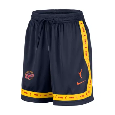 Nike Indiana Fever  Women's Crossover Wnba Shorts In Blue