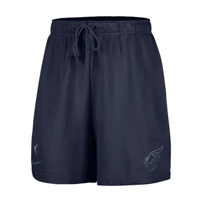 Nike Indiana Fever  Women's Wnba 6" Fleece Shorts In Blue