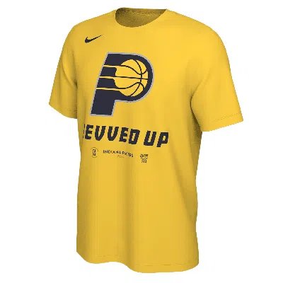Nike Indiana Pacers  Men's Nba T-shirt In Yellow