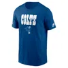 Nike Royal Indianapolis Colts Alt Pack Onside Conversion Performance T-shirt In Blue