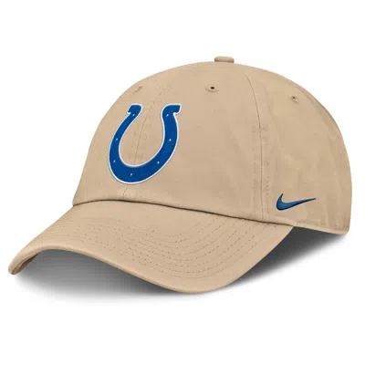 Nike Indianapolis Colts Club  Men's Nfl Adjustable Hat In Brown
