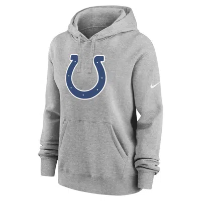 Nike Indianapolis Colts Club  Women's Nfl Pullover Hoodie In Grey