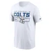 Nike White Indianapolis Colts Primetime Helmet Essential T-shirt In White