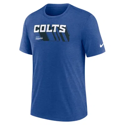 Nike Indianapolis Colts Long Pass  Men's Nfl T-shirt In Blue