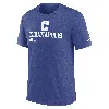 Nike Indianapolis Colts Overlap Lockup  Men's Nfl T-shirt In Blue