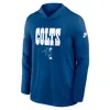 Nike Royal Indianapolis Colts Alt Pack Pass Accuracy Performance Long Sleeve Hoodie T-shirt In Blue