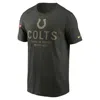 Nike Indianapolis Colts Salute To Service Sideline Primary Edge  Men's Dri-fit Nfl T-shirt In Black