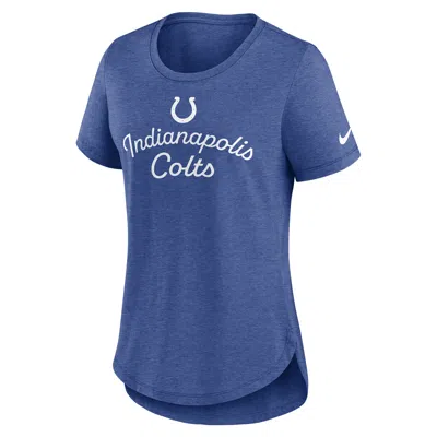 Nike Indianapolis Colts Script  Women's Nfl T-shirt In Blue