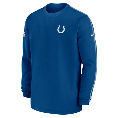 NIKE INDIANAPOLIS COLTS SIDELINE COACH MENÂS  MEN'S NFL LONG-SLEEVE TOP,1015767367