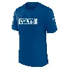 Nike Men's Royal Indianapolis Colts Sideline Player Performance T-shirt In Blue