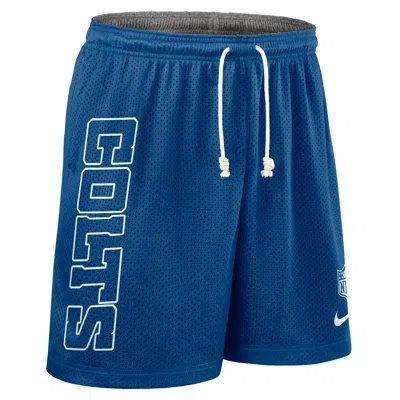 Nike Indianapolis Colts Sideline Reversible Menâs  Men's Dri-fit Nfl Shorts In Blue